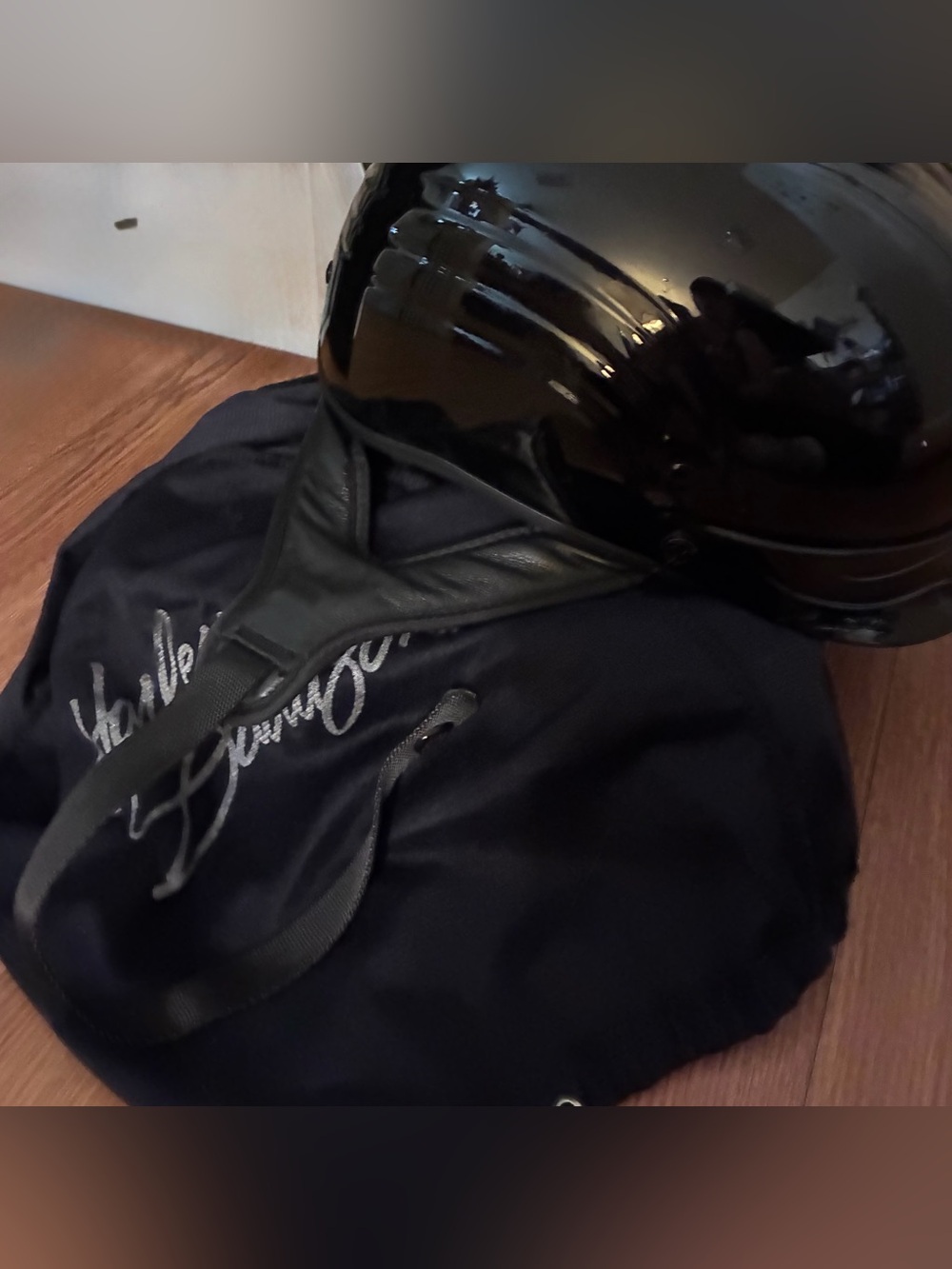Harley-Davidson Women’s Bling Skyline Half Gloss Black DOT Helmet Size Sm - Picture 14 of 14